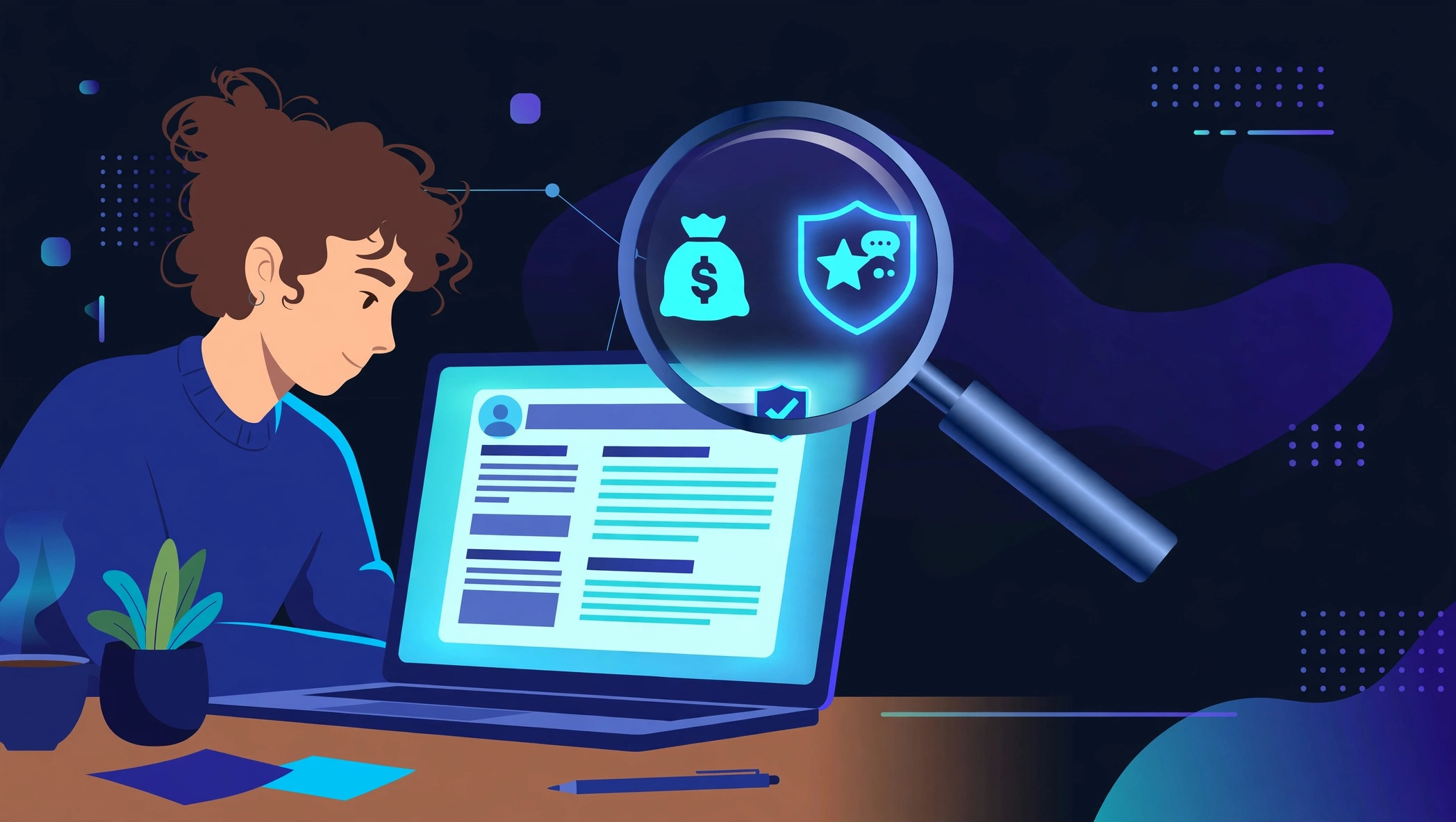 Freelancer checking a client's payment verification and reviews on Freelancer.com before bidding
